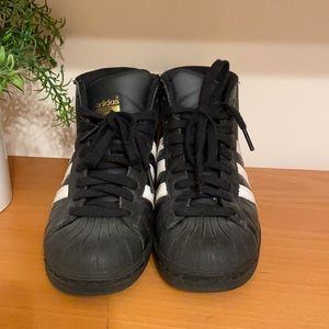 Adidas pro model high top sneaker